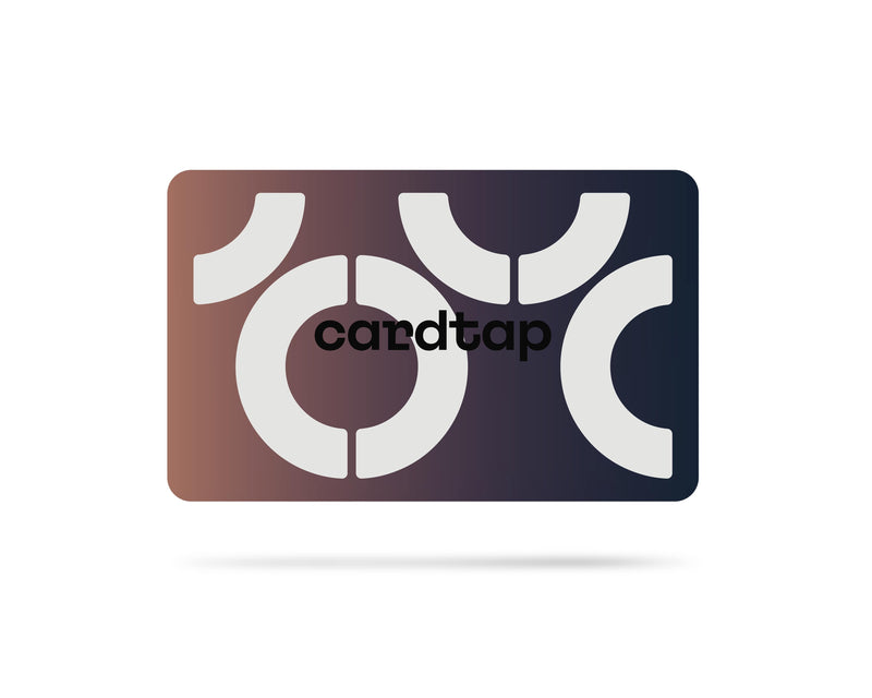 Cardtap NFC Business Card - Gradient - Plastic