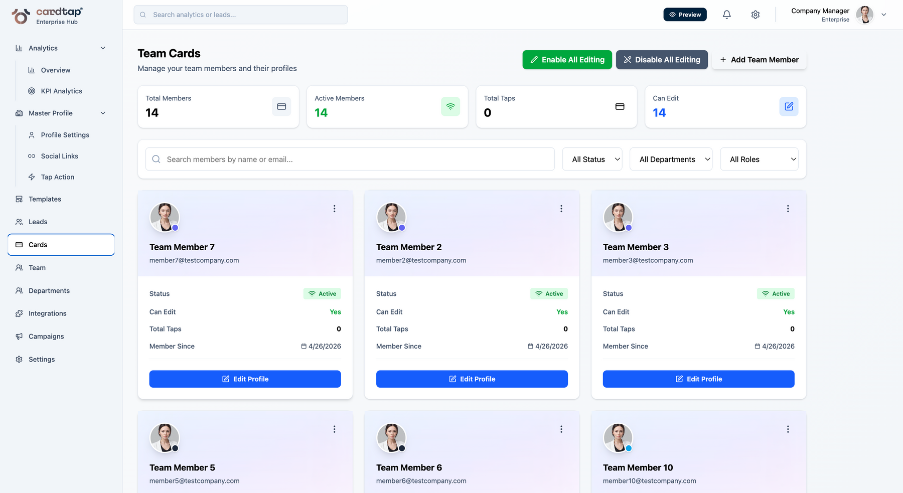 Enable your entire team to network
