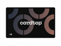 Cardtap Black Plastic NFC Business Card - Front