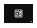 Cardtap Black Plastic NFC Business Card - Back