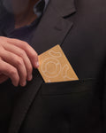 Cardtap NFC Metal Card Gold - suit pocket