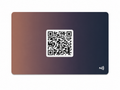Cardtap Gradient Plastic NFC Business Card - Back