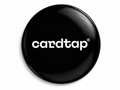Cardtap NFC Smart Tag Black Edition featuring built-in NFC technology for instant digital business card sharing. Compact adhesive NFC sticker for smartphones, laptops, desks, and workspaces, enabling contactless networking, contact exchange, social media sharing, website access, and digital profile connections with a single tap.