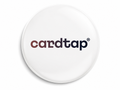 Cardtap NFC Tag White tag & Gradient Logo - standalone