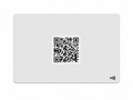 Cardtap White Plastic NFC Business Card - Back