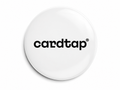 Cardtap NFC Tag White tag & Black Logo - standalone