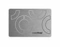 Cardtap NFC Metal Card Silver - standalone