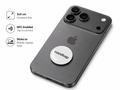 Cardtap NFC Tag White tag & Black Logo - lifestyle