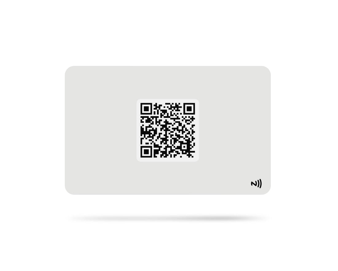 بطاقة عمل CardTap NFC — أبيض — بلاستيك