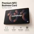 Cardtap NFC Business Black Card Features Overview