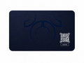 Cardtap Prestige Navy NFC Business Card - Back