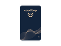 Cardtap Wave Navy Beige NFC Business Card - Front
