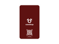 Cardtap Wave Oxblood NFC Business Card - Back