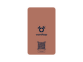 Cardtap Wave Terracotta NFC Business Card - Back