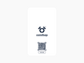 Cardtap Wave White Navy NFC Business Card - Back