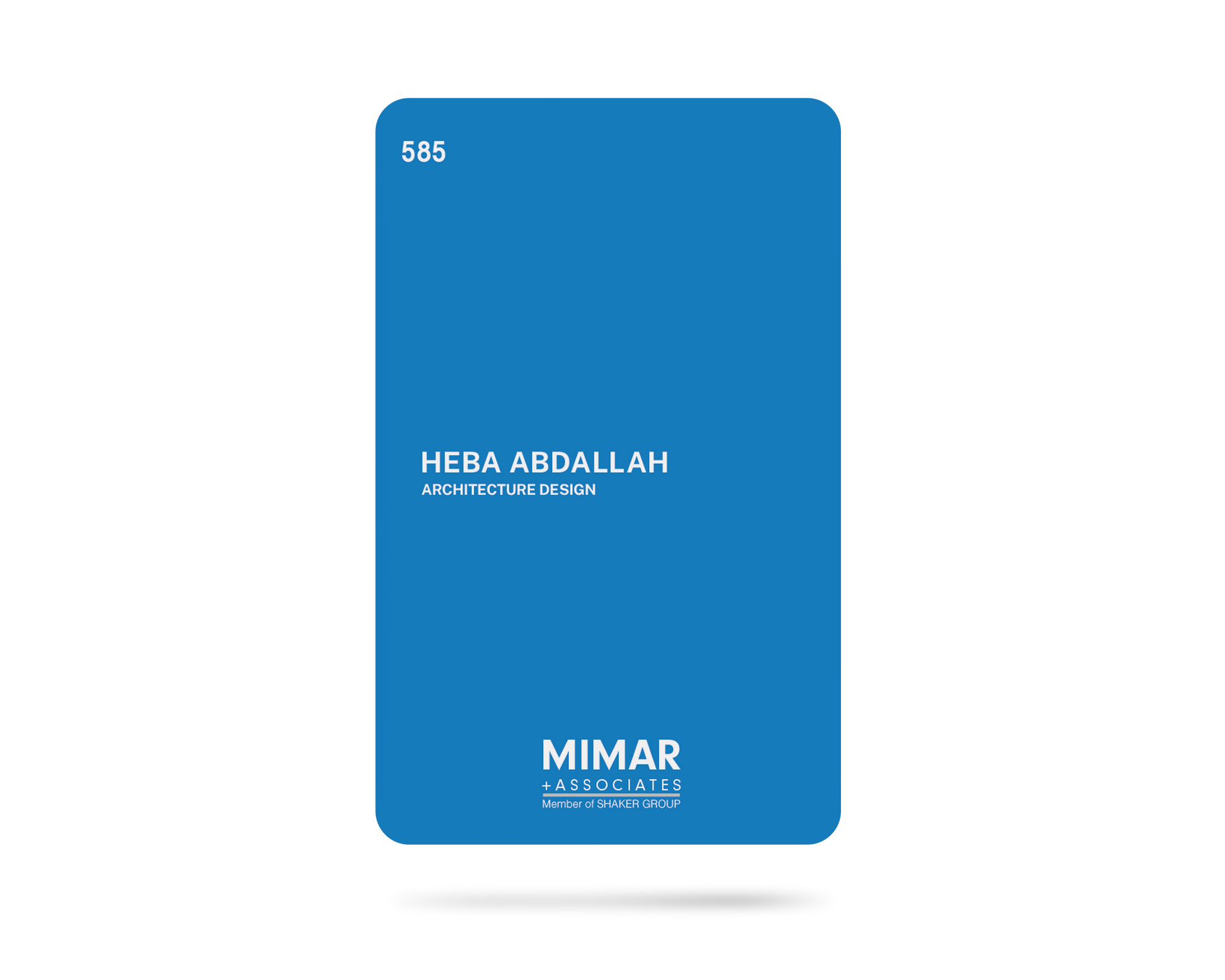 Cardtap custom NFC card sample design — UV printed plastic business card Egypt