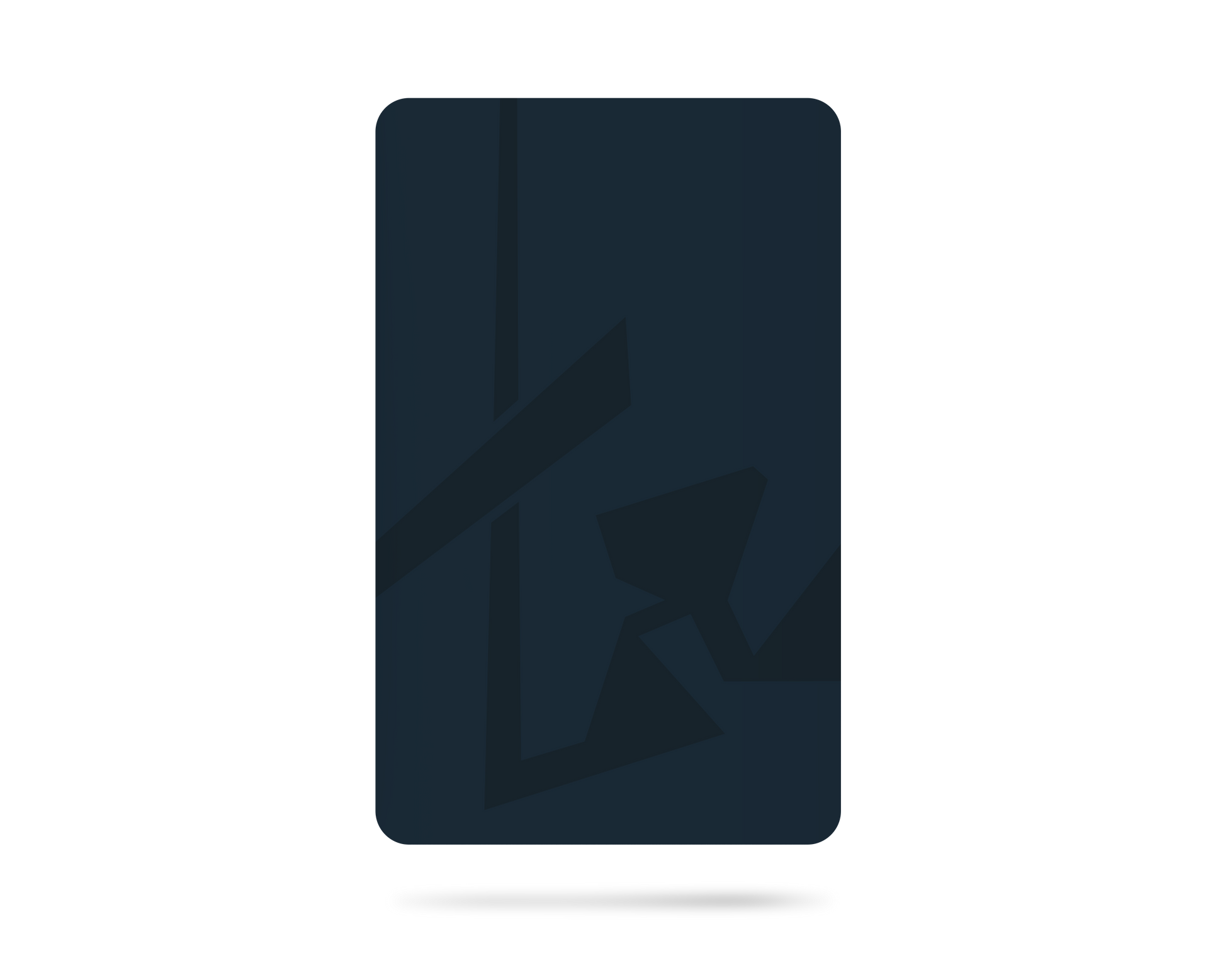 Cardtap NFC customized plastic business card — final design sample, no minimum order