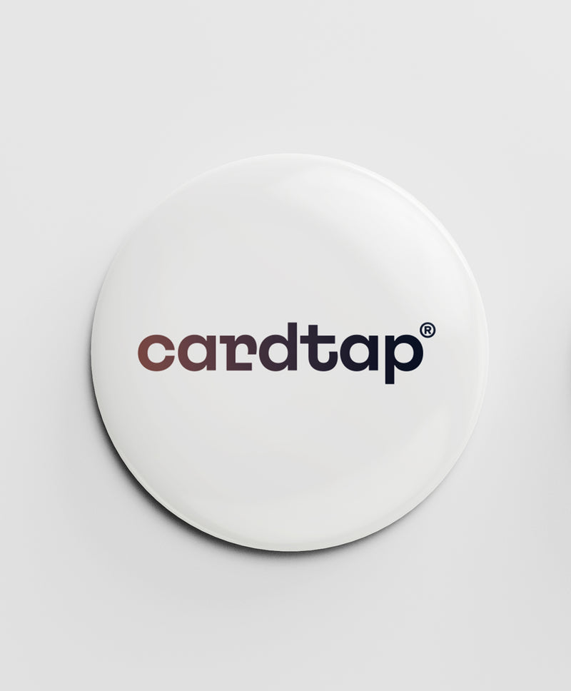 Cardtap NFC Tag - White Tag & Gradient typing